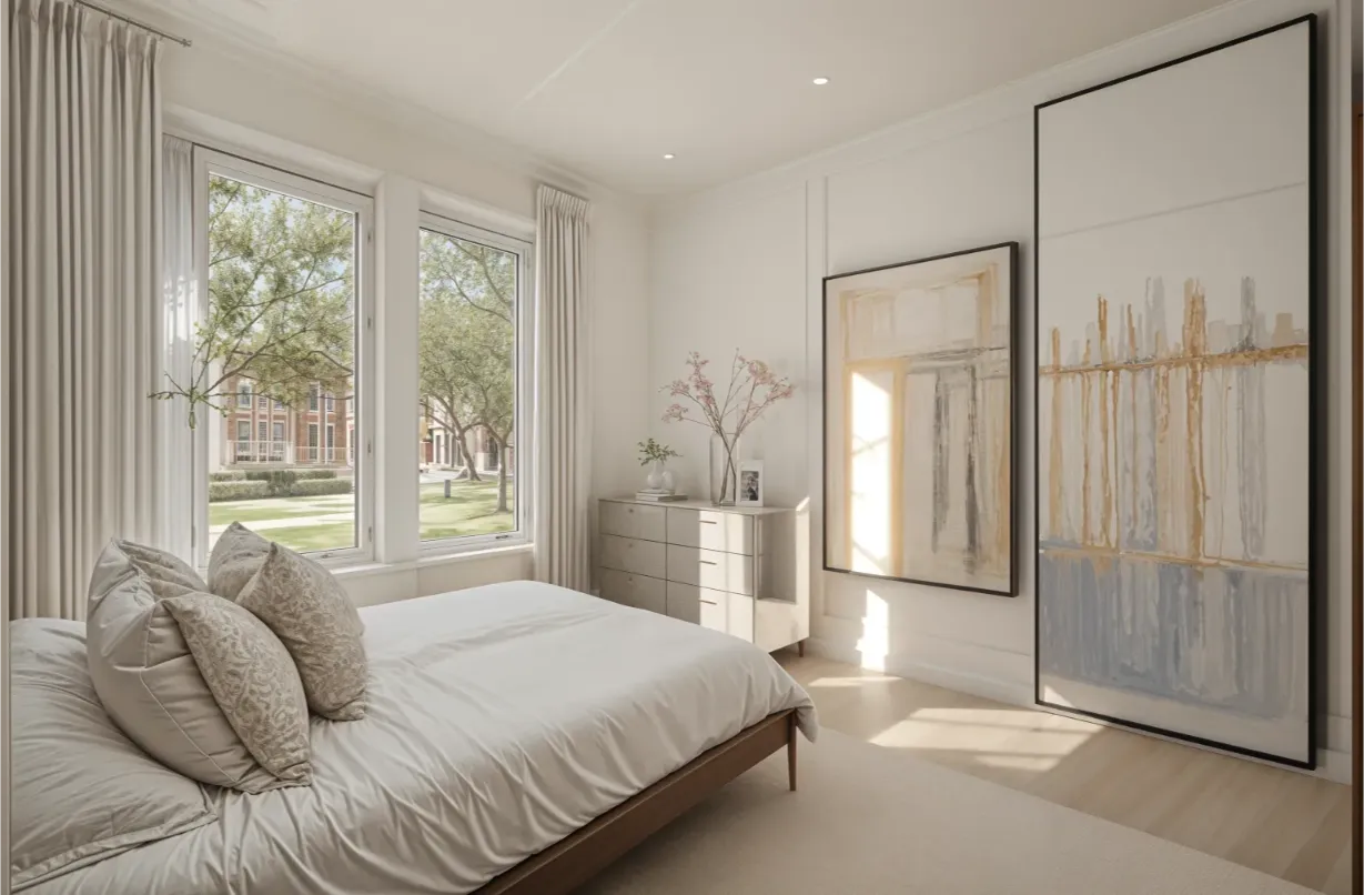 virtually staged room