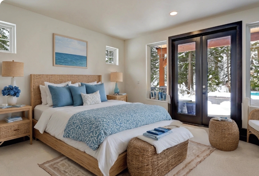 virtually staged room
